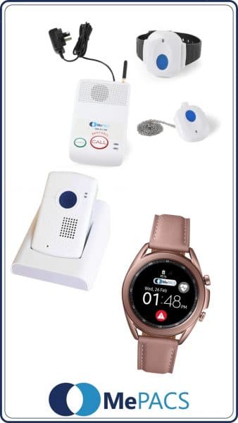 MePACS personal alarms to help ensure elderly safety in the home
